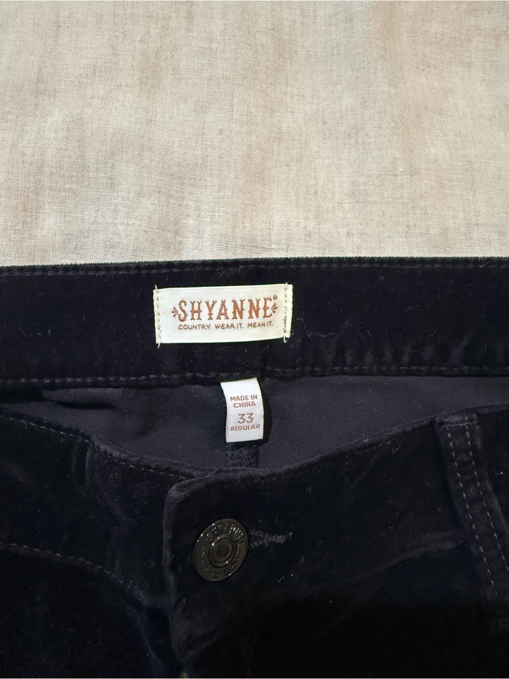 Shyanne Black Velvet Pants